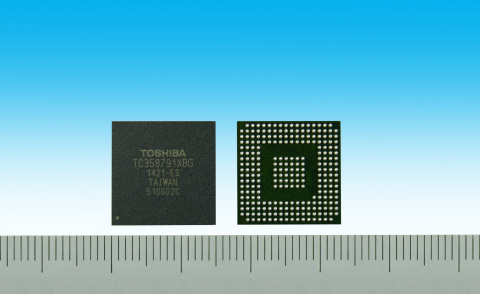 Toshiba: Automotive infotainment companion chip supporting high-resolution multimedia connectivity and camera devices (Photo: Business Wire)