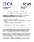 HCA Reports Third Quarter 2014 Results