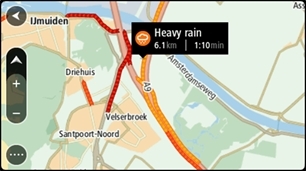 TomTom to use real-time weather information to calculate faster routes (Graphic: Business Wire)