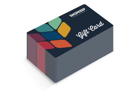 Stack of ShopKeep gift cards (Photo: Business Wire)