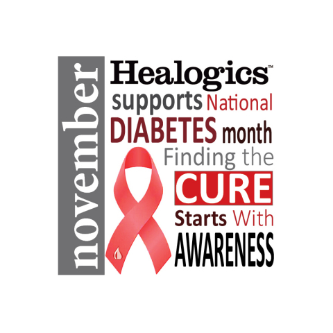 Healogics supports National Diabetes Awareness Month in November.
(Graphic:Business Wire)