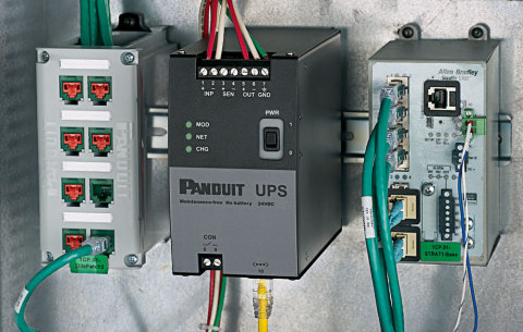 Panduit introduces No Battery, Maintenance-Free Uninterruptible Power Supply (UPS). The Industrial Network UPS provides 2X greater ROI and 50-70% lower cost of ownership than an ordinary UPS. (Photo: Business Wire)