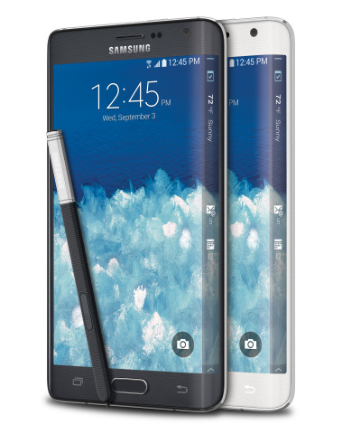 Samsung Galaxy Note Edge (Photo: Business Wire)