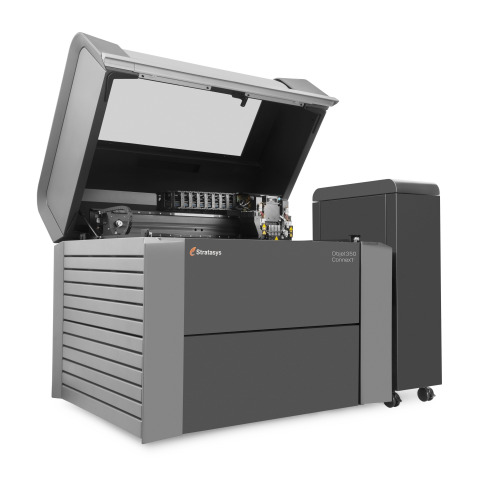 The compact Objet260 Connex range brings the power of multi-material, triple-jetting technology to office spaces, while providing parts with unrivalled product realism. Photo: Stratasys