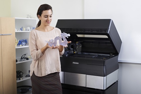 The Objet30 Prime offers the most versatility available in a PolyJet desktop 3D printer, with 12 mat ... 