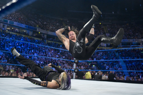 Iconic SmackDown Moment: Jeff Hardy vs. Undertaker (Extreme Rules Match) (Photo: Business Wire)
