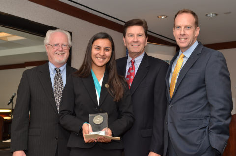 Ruchi Pandya is the individual category winner of the Siemens Competition regional event held at the California Institute of Technology. She advances to the National Finals in Washington, D.C. (Photo: Business Wire)