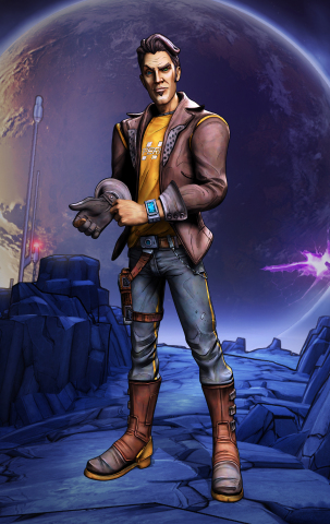 2K and Gearbox Software announced today that the first add-on content pack for Borderlands(R): The Pre-Sequel(TM), Handsome Jack Doppelganger Pack*, is now available** for the PlayStation(R)3 computer entertainment system, Xbox 360 games and entertainment system from Microsoft, and Windows PC. (Graphic: Business Wire)