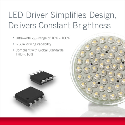 Fairchild's New LED Driver Delivers Best-in-Class Solid State Lighting Performance (Graphic: Business Wire)