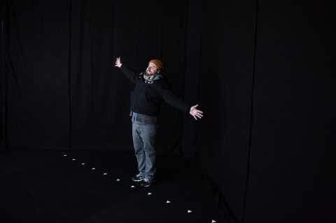 A visitor experiences the interactive exhibit in Portland, Ore.
(Photo: Business Wire)