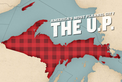 Flannel City Face-Off: Michigan's Upper Peninsula was just named the Most Flannel City in America by Duluth Trading Company. (Graphic: Business Wire)