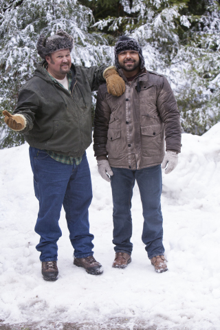 Larry the Cable Guy and WWE Santino Marella™ in Jingle All the Way 2 from Twentieth Century Fox Home Entertainment and WWE Studios. (Photo: Business Wire)