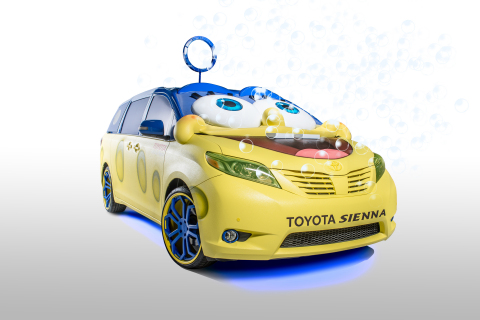 2015 Toyota Sienna inspired by The SpongeBob Movie: Sponge Out of Water (Photo: Business Wire)