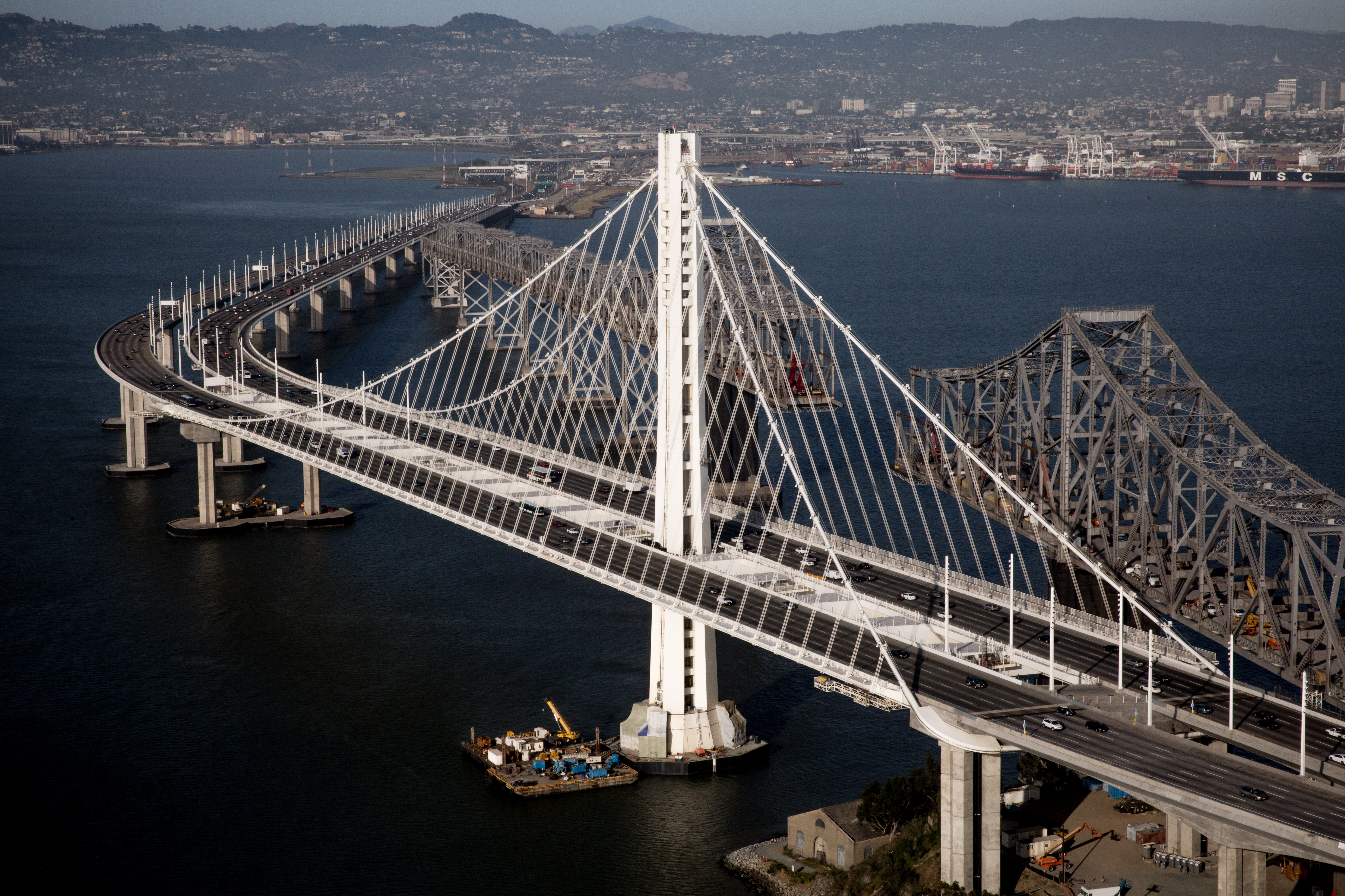 San Francisco Oakland Bay Bridge. 