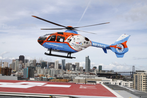 UCSF Medical Center at Mission Bay features the only operating hospital helipad in San Francisco to transport critically ill babies, children and pregnant women to the medical center from outlying hospitals. (Photo: Business Wire)