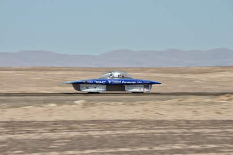 The scene during the race. The key to victory lies in the ability to cover the elevation difference of 0 to 3,400m above sea level without losing speed. (Photo: Business Wire)