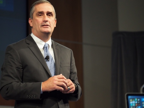 Intel CEO Brian Krzanich presents at the company's annual investor meeting. (Photo: Business Wire)