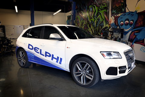 Delphi Automotive's automated driving vehicle (Photo: Business Wire)