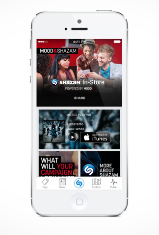 Shazam In-Store (Graphic: Business Wire)