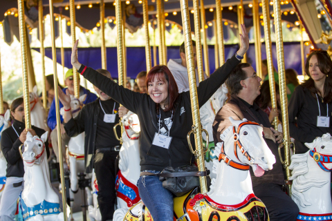 Suzy Haner, a faculty member at Orange County School of the Arts was a top fundraiser at Festival of Children Foundation's Carousel of Possible Dreams. (Photo: Business Wire)