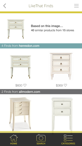 Here are a few of the items Celerie Kemble found with LikeThat Décor. (Graphic: Business Wire)