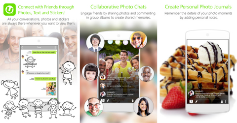 CyberLink's innovative new app brings a brand new photo sharing experience for users to engage in photo chats, create collaborative albums and bolster the privacy of discrete interactions. (Photo: Business Wire)