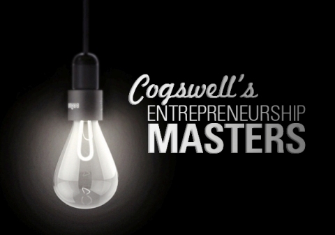 Cogswell College now offers a Masters Degree in Entrepreneurship & Innovation Online Starting Jan 20, 2015 (Graphic: Business Wire)