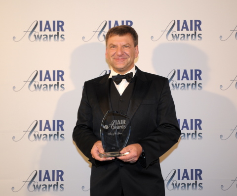 Prof. Karsten Koenig awarded as European Man of the Year 2014 (Photo: Business Wire)