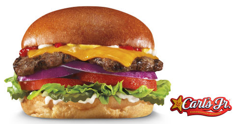 The Carl's Jr. All-Natural Burger features an all-natural, grass-fed, free-range beef patty that has no added hormones, antibiotics or steroids. With the introduction of the All-Natural Burger, Carl’s Jr. is the first major fast-food chain to offer an all-natural beef patty on the menu. (Photo: Business Wire)