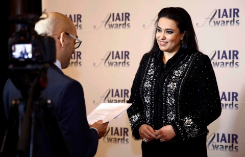 Nashwa Al Ruwaini awarded as IAIR Most Influential Woman of the Year (Photo: Business Wire). 
