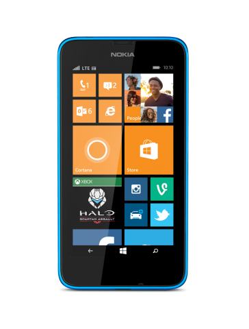 Lumia 635 will be available on Dec. 23 in cyan from Boost Mobile and in white from Virgin Mobile USA for $99.99 (excludes taxes). (Photo: Business Wire)