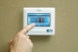 In addition to existing touchscreen and online controls, a new partnership with Energy Hub will add location-based settings to the TXU iThermostat. TXU Energy introduced the first two-way, Internet-enabled thermostat to the Texas competitive retail electricity market in 2009. (Photo: Business Wire)