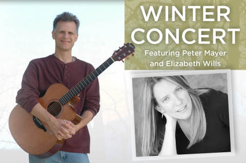 Peter Mayer and Elizabeth Wills, two of acoustic music's brightest luminaries, will join voices onstage at the FUMCFW Winter Concert Saturday, December 20. Tickets $20 online or at the door; doors open at 7 pm, music begins at 7:30. Learn more at www.fumcfw.org/winterconcert (Photo: Business Wire)