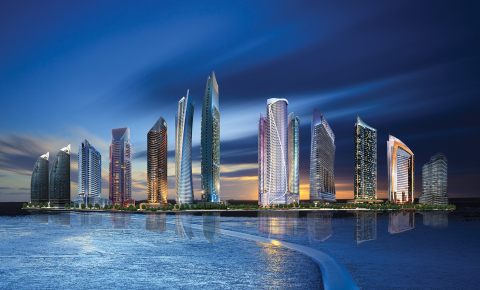 豪华房地产开发商DAMAC Properties承诺在迪拜购物节期间(DSF)销售房产赠送阿斯顿·马丁或梅赛德斯-奔驰。（照片：美国商业资讯）