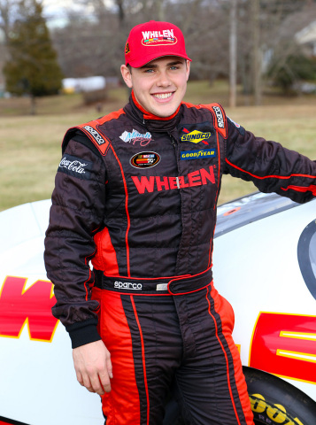 NASCAR K&N driver David Garbo Jr. driving for Marsh Racing with Whelen primary sponsorship (Photo: Business Wire)