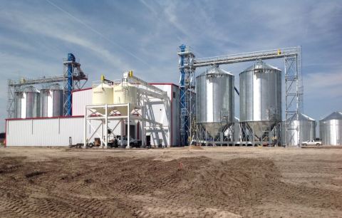 Prairie Sky Seed greenfield seed conditioning facility and warehouse in Hemingford, Neb. (Photo: Business Wire)