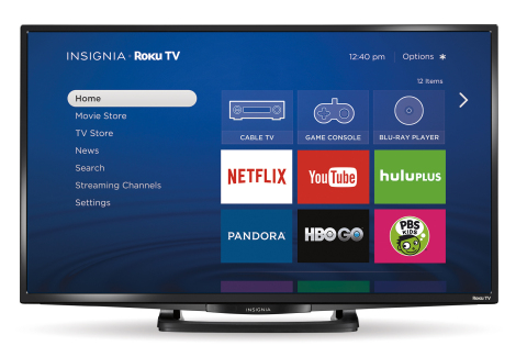 Insignia Roku TV models will be available to purchase this spring. (Photo: Business Wire)