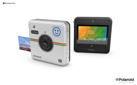 Announcing the Polaroid(R) Socialmatic(TM) instant digital camera, allowing consumers to capture, print, post, and share their moments instantly. (Photo: Business Wire)
