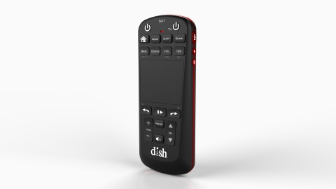 DISH's new Hopper Voice Remote features clickable touchpad, fewer buttons and advanced voice recognition for quick navigation. (Photo: Business Wire)