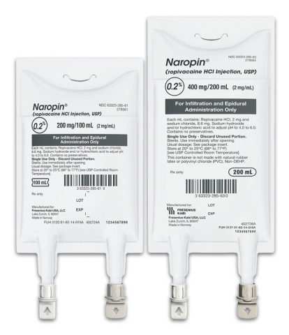 Naropin(R) (ropivacaine HCL injection USP) for infusion is now available in the U.S. in Fresenius Kabi's Freeflex(R) delivery system. (Photo: Business Wire)