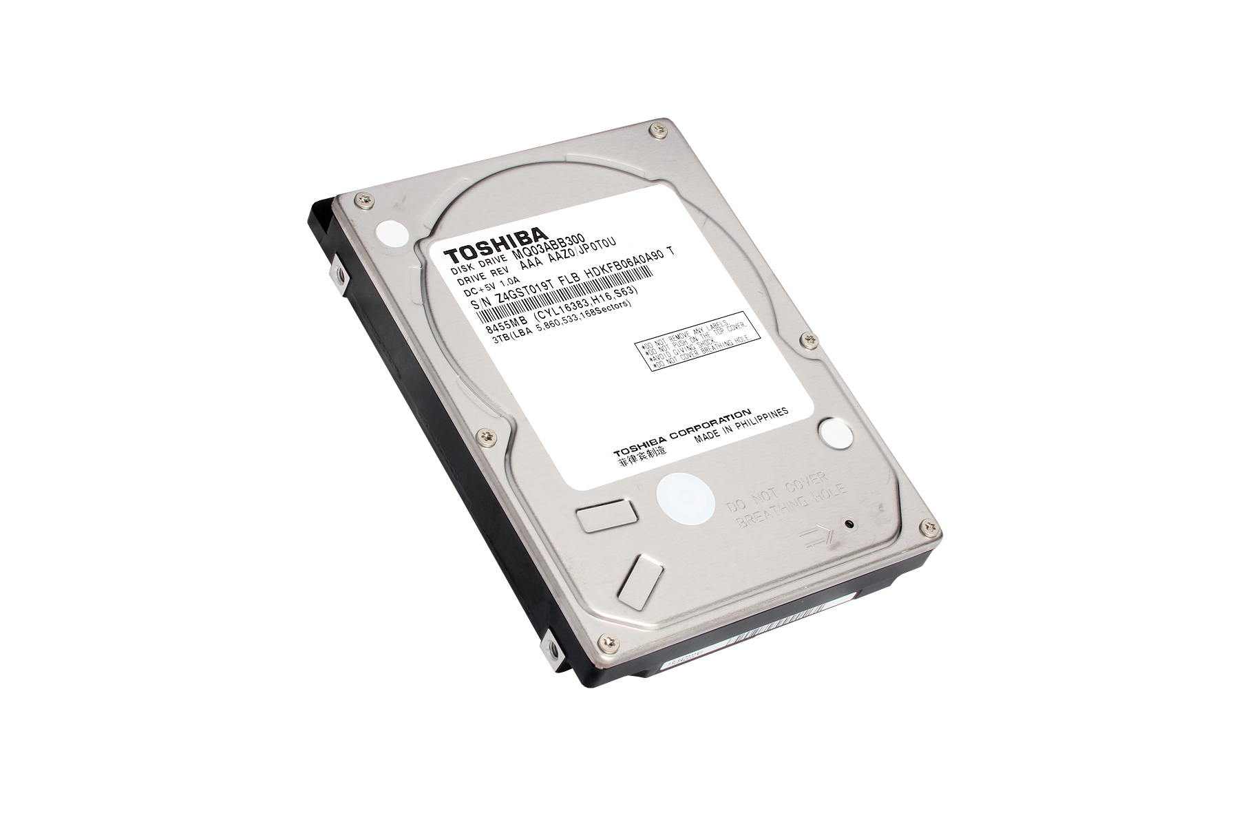 Toshiba Launches Industry's Capacity 3TB 2.5-inch | Business Wire