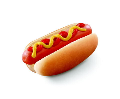 SONIC's new classic Lil' Doggie topped with ketchup and yellow mustard (Photo: Business Wire)