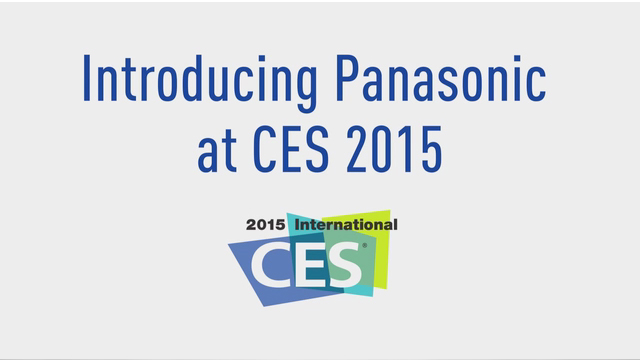 CES2015 Panasonic booth overview
