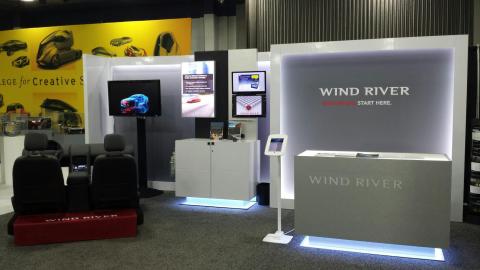 Wind River automotive showcase at NAIAS 2015 (Photo: Business Wire)
