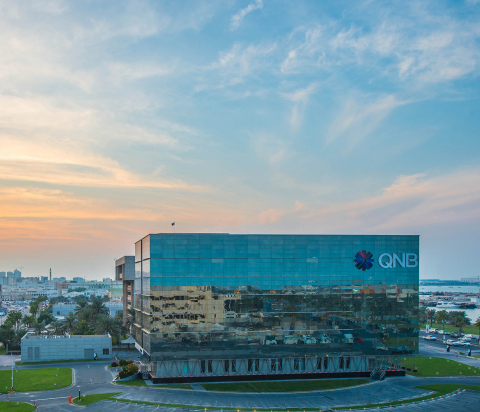 QNB Group HQ Building in Doha (Photo: Business Wire)