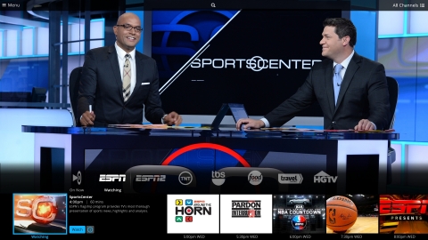 Sling TV will deliver live sports, lifestyle, family, news and information channels, Video-On-Demand entertainment and the best of online video to broadband-connected devices at home and on-the-go. (Photo: Business Wire)