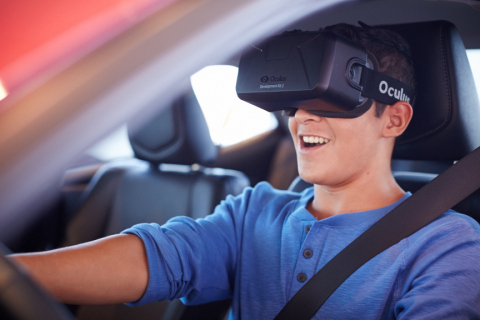 Oculus Rift’s custom technology allows TeenDrive365 to offer a virtual experience that surpasses any other distracted driving simulation available to the public. (Photo: Business Wire)