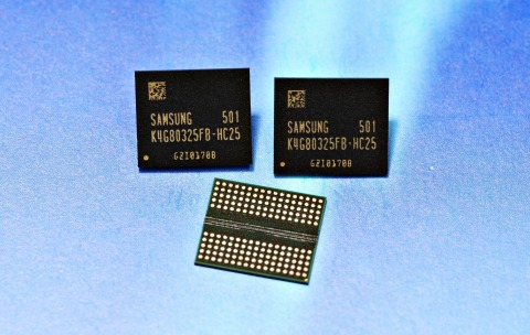 Samsung's industry-leading 20nm 8Gb GDDR5 high-performance, high bandwidth graphics memory (Photo: Business Wire)