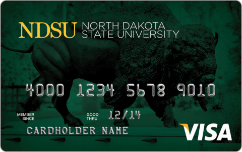 North Dakota State University (NDSU) Alumni Association credit card issued by Commerce Bank. (Photo: Business Wire)