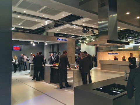 Panasonic booth at the LivingKitchen 2015 (Photo: Business Wire)